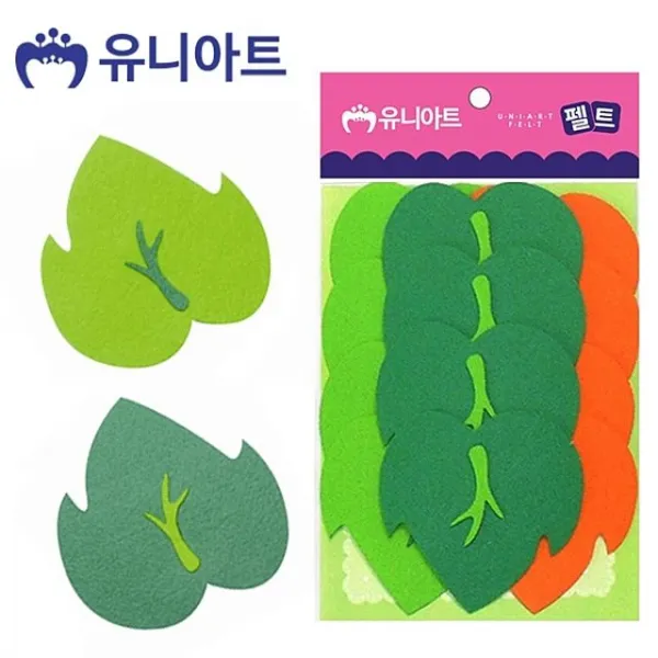 잎사귀대펠트유니아트 돕 Lvdz + 7475립촙