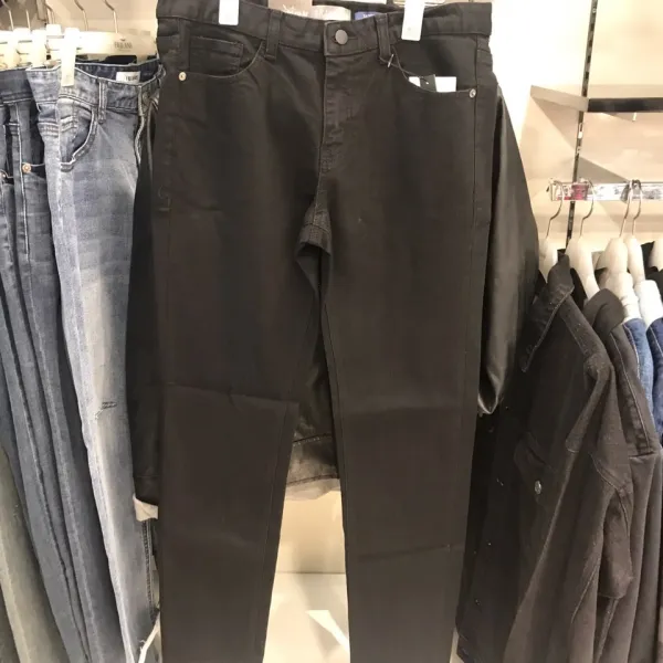 Frj 에프알제이 남성용 스판 블랙 테이퍼드핏 청바지 F95m Dp941a