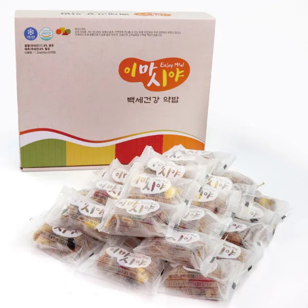 이마시야 백세 건강약밥 간편식 영양 간식, 30개