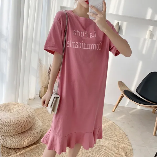 반팔 데일리 루즈핏 원피스 빅사이즈 여름원피스