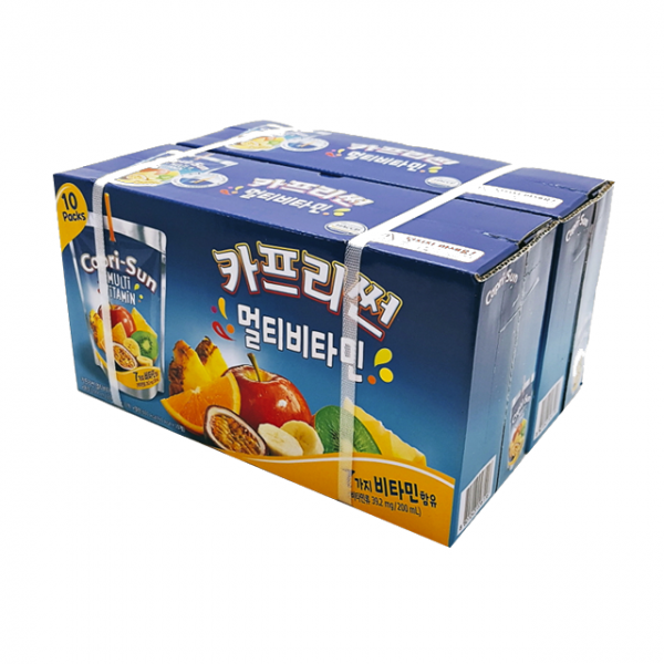 농심 카프리썬 무탄산 무색소 천연과즙음료 멀티비타민 200 Ml X 20 20입 200ml