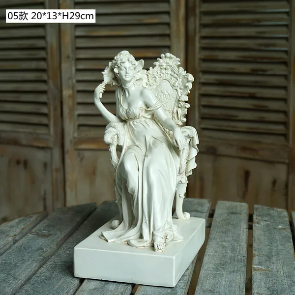 북유럽 복고풍 두꺼비 소녀 정원 장식 인형 데코 인테리어 5