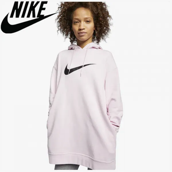  해외 미국정품 Nike Hoodie Dress 나이키 여자 롱후드 드레스티셔츠 맨투맨