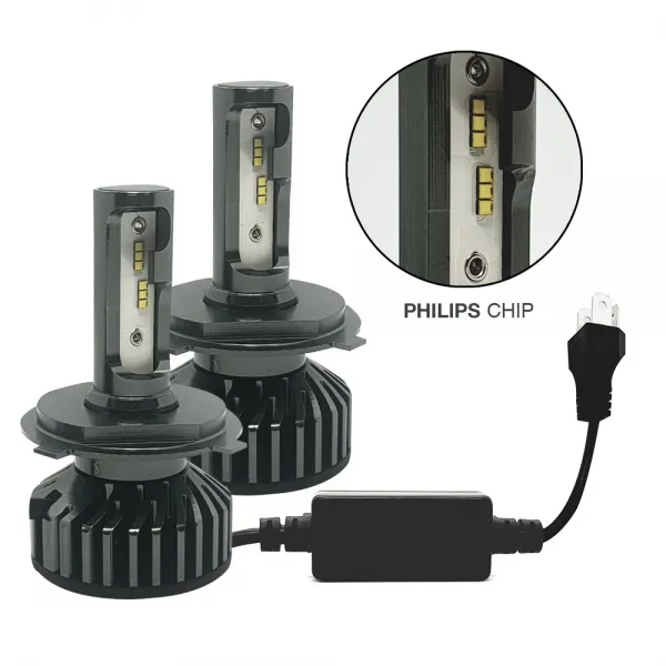 Hcr 22000루멘 6500k 필립스칩 Led헤드라이트 헤드램프 전조등 안개등 전차종호환 H1 H3 H4 H7 H8 9005 9006 880 881 국내배송 확인 H4 9003/Hb2호환 