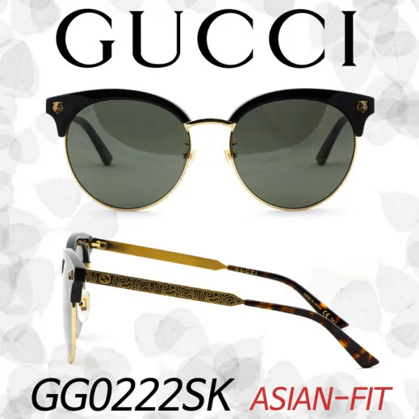 구찌 GG0222SK 아시안핏 하금 선글라스 AS보장 GG0222 GG0079