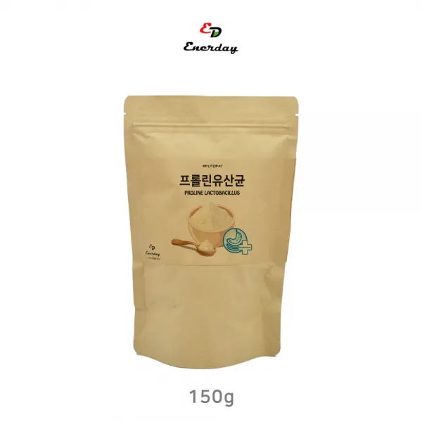 에너데이 프롤린 유산균 방탄 혼합 내산성 lgg 프로 프리바이오틱스 분말 면역 장건강, 1팩, 150g