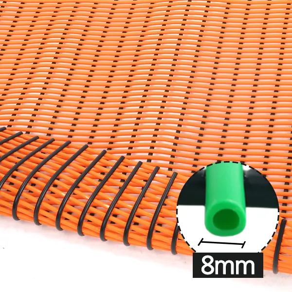 문인테크 안전튜브매트 오렌지 미끄러방지매트 욕실매트 *재단없음* 오렌지_900mm*3000mm 1개