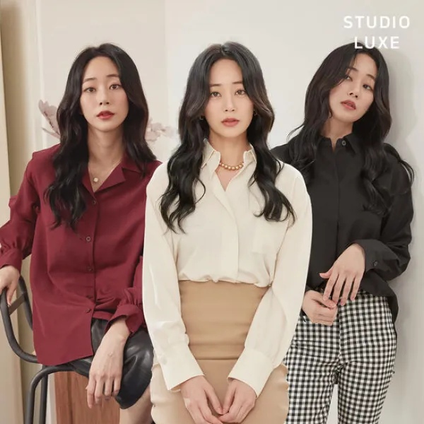 런칭가 69,900원) 스튜디오럭스 NEW 블라우스 3종