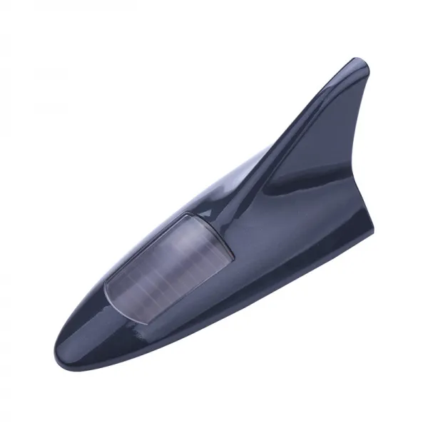 자동차 태양력상어 지느러미 수음 안테나 차량용 지붕 꼬리날개 장식 번갯불 방지 추돌 부착 태양에너지 타입 13등그레이