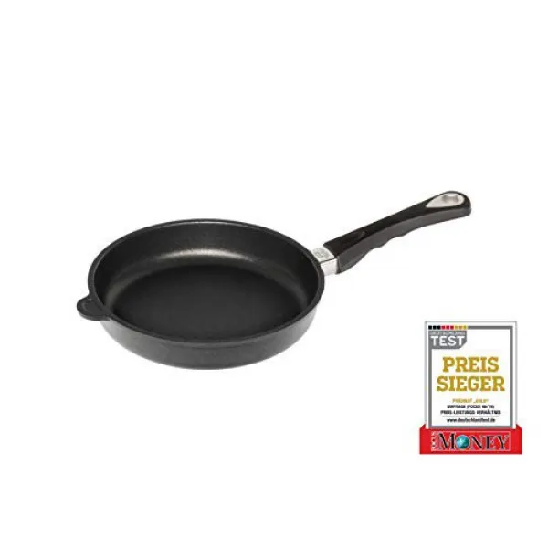 후라이팬 프라이팬 De Amt Gastroguss 24cm 높이 5cm 전용 핸들 포함 주조 무 지방 튀김을위한 Lotan 논 스틱 코팅 Amzn524 단일냄비/프라이팬 사이즈