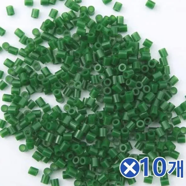 NBF810996비즈공예 소프트비즈 50g-녹색x10개 만들기재료