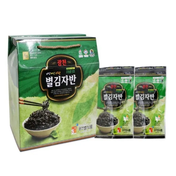 [별식]별식 광천별맛 자반김 1BOX (50g X 5봉지) 김 파래김 도시락김 식탁김 김자만, 1, 빠른배송선택