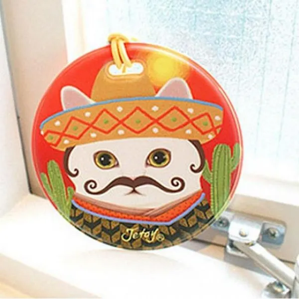 유어드림하우스 츄츄캣 어라운드월드택 맥시코 캐리어이름표 여행준비물 네임택 이름표 이름택 가방이름표 여행용