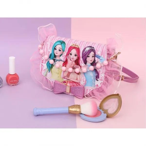 딸내미 시크릿쥬쥬 공주 핑크 진주핸드백 스포츠가방