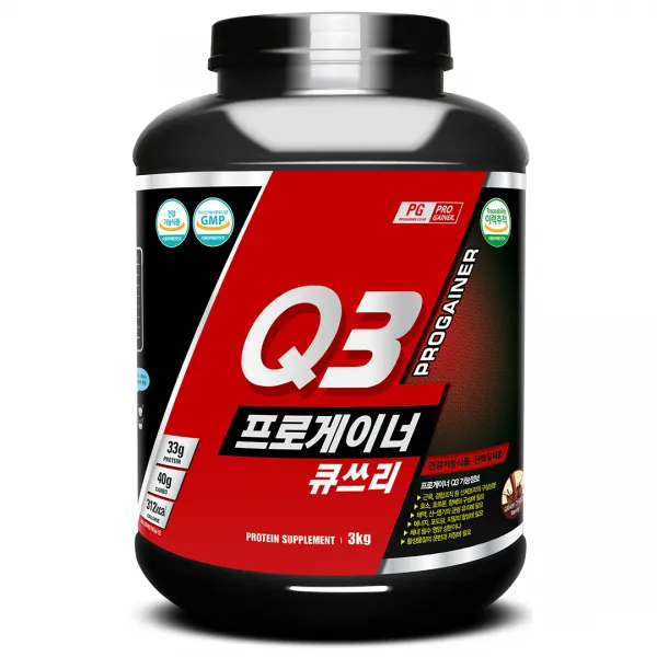 프로게이너 Q3 3KG 곡물게이너 그레인초코, 초코맛
