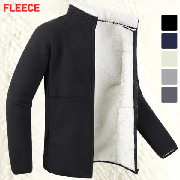 카키브라운 기모 양털 후리스 집업 플리스 자켓 바람막이 빅사이즈