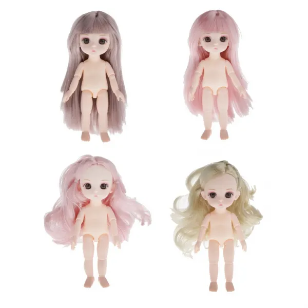 STK 4x 16cm 인형 누드 몸 공은 보충 부속 부속품 정상적인 피부를 합동했습니다, As Described