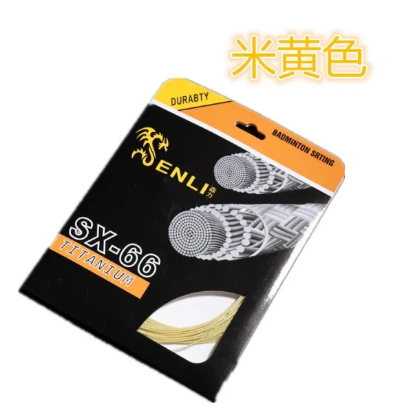 배드민턴스트링 배드민턴 선 SX-66보강 고탄력 감당 30파운드, T07-노란색