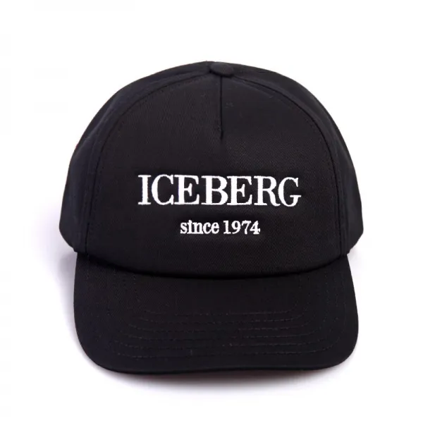 iceberg 빙산 의 사치품 남성복 남자 블랙 면 야구 모자 19i1 p1 7103 6912 9000