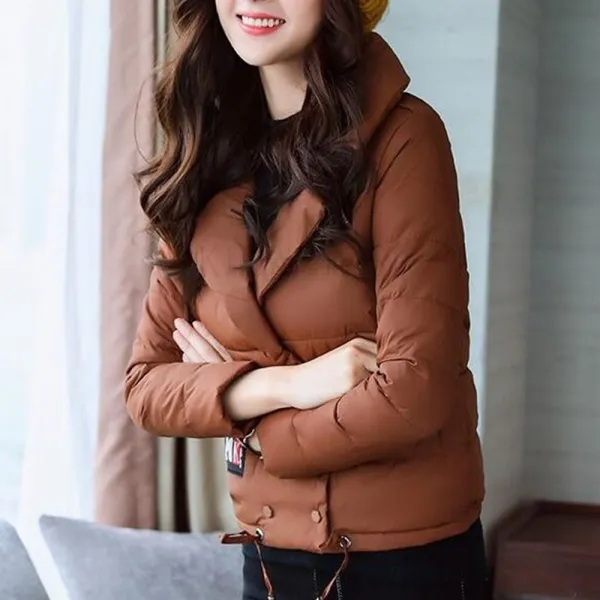 kirahosi 숏패딩 가을 겨울 여성 숏 패딩 점퍼 다운 자켓 아우터 경량패딩 잠바 103-125 Tnoyzgp