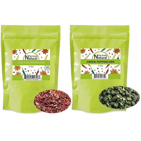 해외구매 Premium Sichuan Red and Peppercorns 입 - 마비 향신료 쿵 파오 치킨 Mapo 두부 및 중국 요리 (4 온스 번들), 상세참조, 상세참조