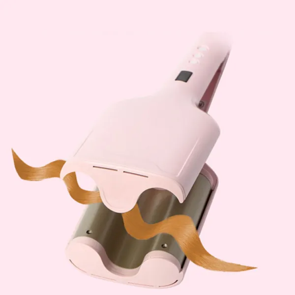 로로스키니 In May 3단 긴머리 물결 웨이브 펌 고데기 굵은웨이브 볼륨 여신머리 스타일링 단일색상 28mmlcd화면