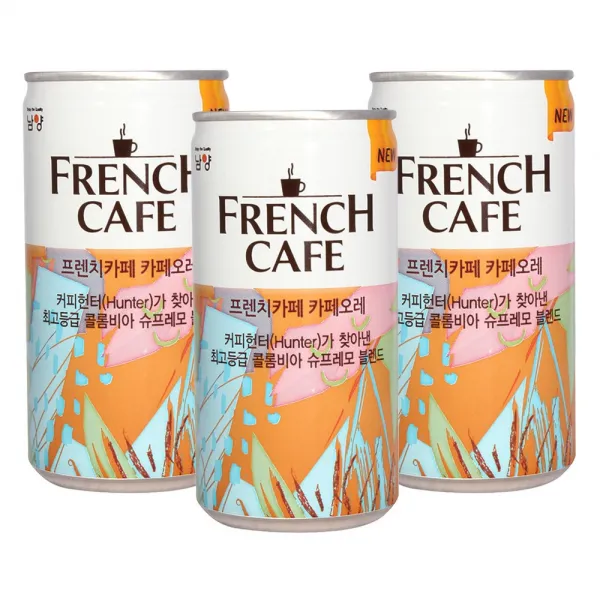 프렌치카페 카페오레마일드 175ml, 90캔