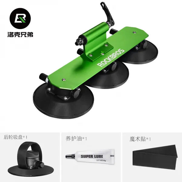 자전거 차량 거치대 차량용 자전거 거치대 뒷짐걸이 카풀 단차 뒤 트렁크 세단 SUV록 형제 산악 자전거 도로 자전거 지붕 자전거 랙 흡입 컵 형 자동차 자동차 운반 프레임 진공 흡착, 자전거 버전 녹색 빠른 설치는 자동차 페인트를 아프게하지 않습니다 모델의 99 %가 보편적입니다개