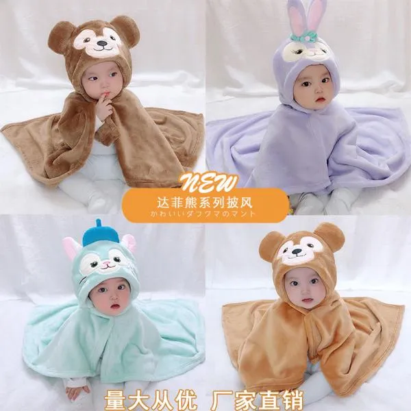 실내 이불 인기급상승 망토담요 윈터 유아 후드 한파 인기급상승 어린이집 외출 핑크래빗