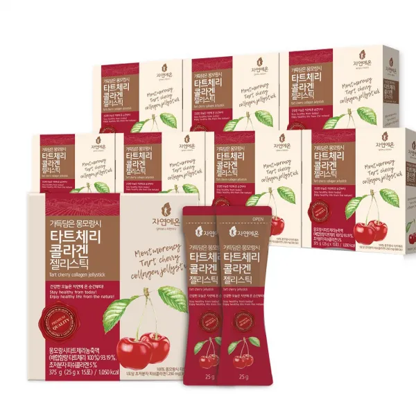 자연에온 가득담은 몽모랑시 타트체리 콜라겐 젤리스틱, 25g, 120개입