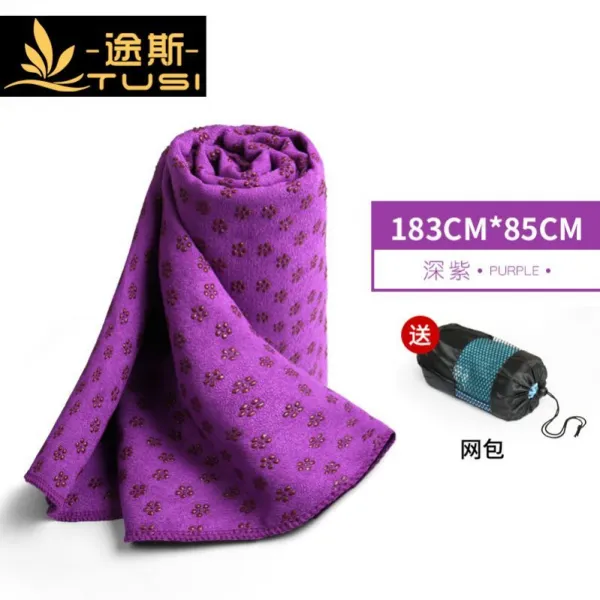 메타글로벌 여성 땀 흡수 전업 수건 가능 세탁 깔다 네건 다듬질보조공구, 85CM 다크 보라색 메쉬가방 수집가