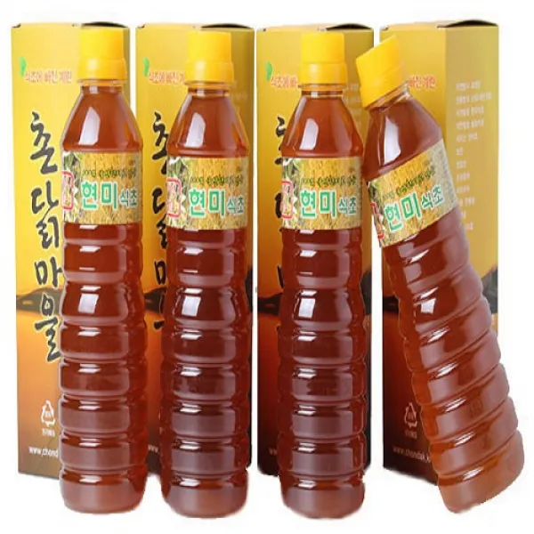 촌닭마을 천연 현미식초(500ml), 4개, 500ml