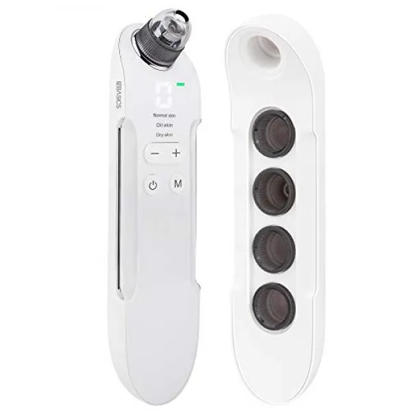 EZBASICS Blackhead Remover Vacuum- 얼굴 기공 클렌저 일렉트릭 여드름 쌀 돈 3 개의 조정 가능한 흡인력 모든 피부