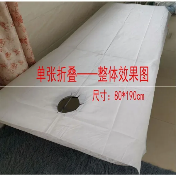 미용실에 산모산 가슴 패치 일회용 침대시트 마사지 관광 의료 매트리스 단산 타요블럭, 화이트 단장 접밴드 굴 50 스틱 8
