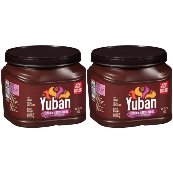 Yuban Pacific Coast Ground Coffee 유반 퍼시픽 코스트 그라운드커피 25.3 oz (719g) 2팩