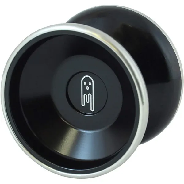 공베어링 액슬과 엑스트라 스트링을 가진 블랙 고스트 비 금속 알루미늄 및 스틸 프로페셔널 트릭 요요 상세페이지 참조