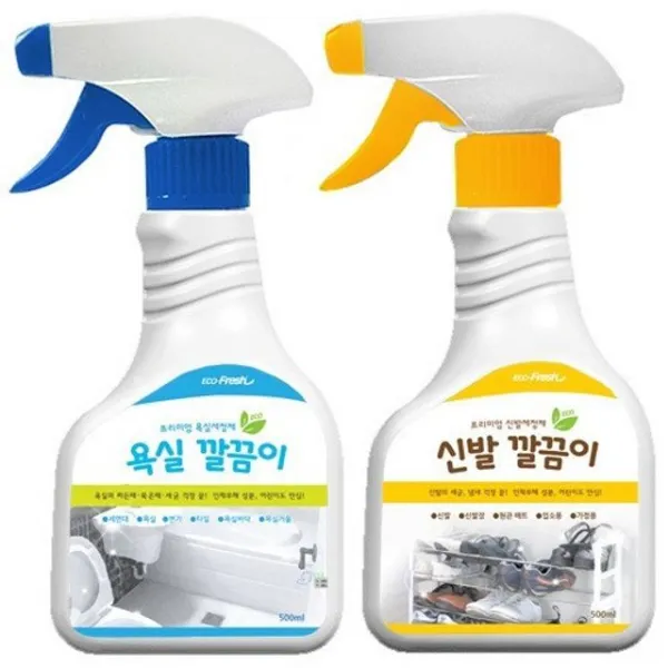 [제이앤케] 제이앤케 프리미엄세정제욕실깔끔이 신상 욕실깜끔이 500ml 1매씩 가정용절감세제 에코후레쉬 욕실세제 신발세제 JP://32, 1, 빠른발송선택