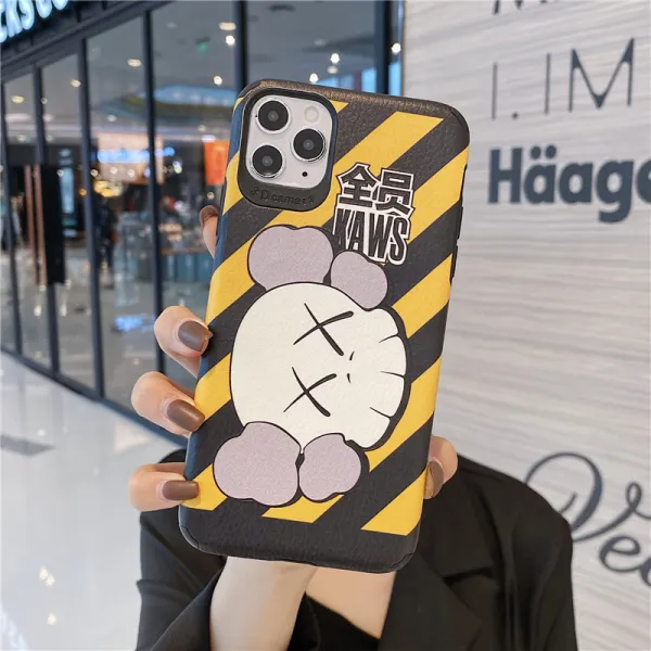 애니메이션 KAWS 피규어 적용 사과폰 11 남자 XXS 여성 XRXSMAX 실리콘 12PROMAX 부드러운케이스