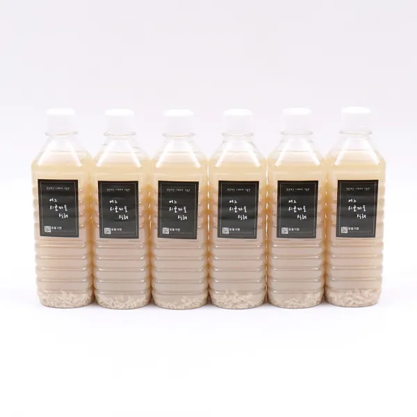 [어느시골마을식혜] 수제 무설탕 전통식혜, 6병, 500ml