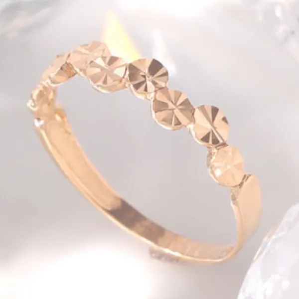 사강주얼리 미모가 눈부셔 14k 금 커팅 여자 싱글 우정 예쁜 반지 링