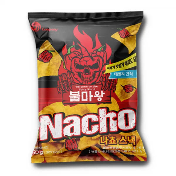 불마왕 나쵸 60g 8개입 매운나쵸 스낵 과자 8개