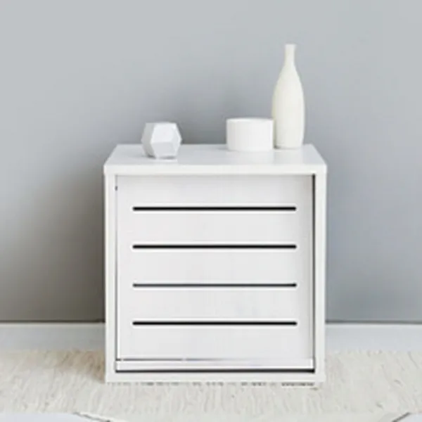 [AHW_2141134] 마켓비 MILKAM 슬라이딩 깔끔수납함 화이트파인베니어 이케아수납장 인테리어수납장 내추럴수납 수납박스 공간박스, 단일상품