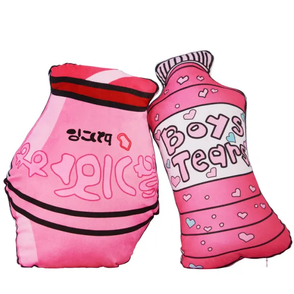 쿠션 인테리어 소품 소녀 심장 베개 핑크 공주 바람이 자동차 귀 Sy 22117 A 병18x35cm