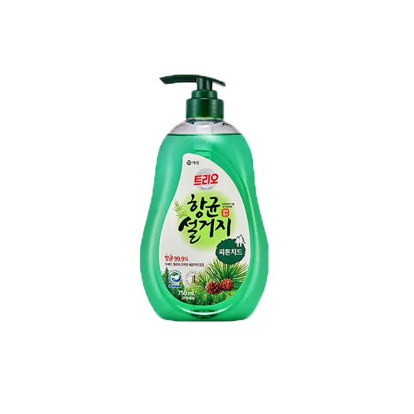 애경 오피스디포 트리오 항균 천연피톤치드 750ml 용기 주방 세제 설거지 퐁퐁, 1개
