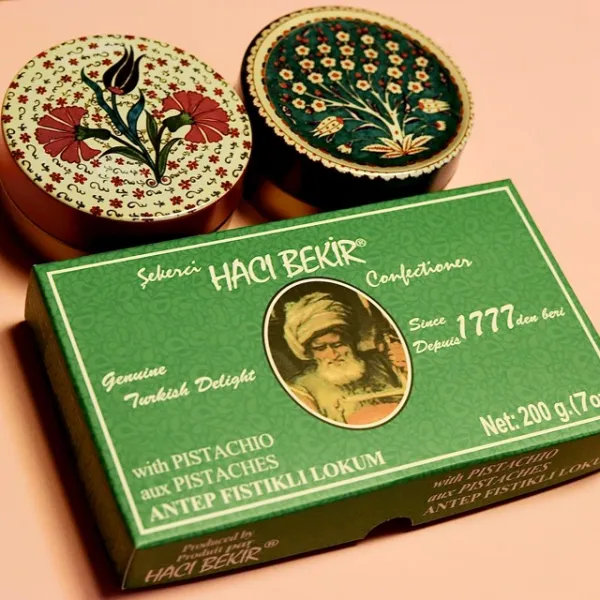 하즈베키르 로쿰 테이스티 터키 세트 위드 피스타치오 And 석류 80g X 2 + 위드 피스타치오200g 1 Haci Bekir 터키쉬 딜라이트 1개 360g