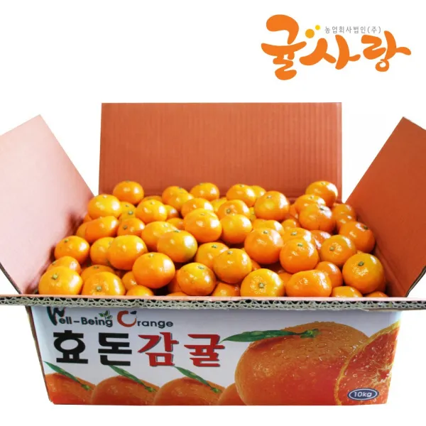 귤사랑 THE단 하우스 감귤 1kg 2kg, 1박스, 02.감귤 1kg 로얄과(S-M) ★2개구매시2.5kg