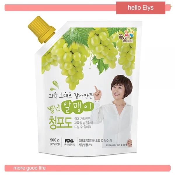 갈아만든 청포도 500g 액상 음료베이스 에이드 스무디