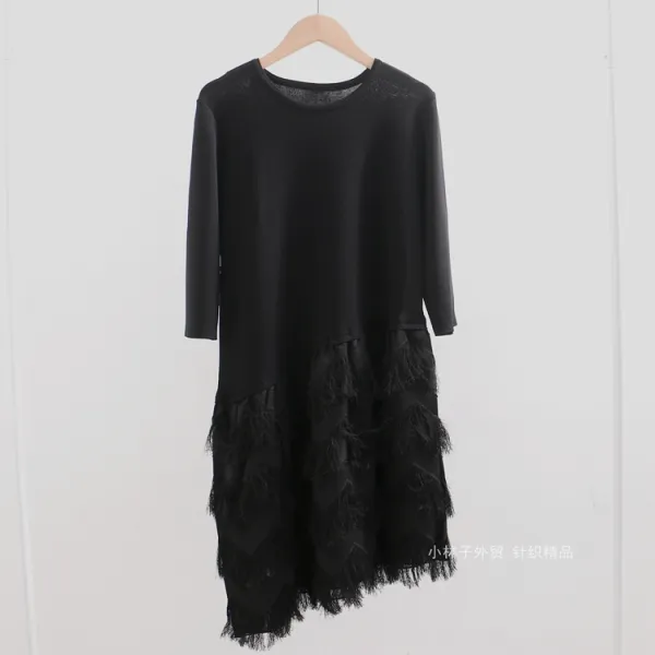 Bear 패치워크 원피스 짜집기 의상 여자 누더기 패션 Gc 000080644