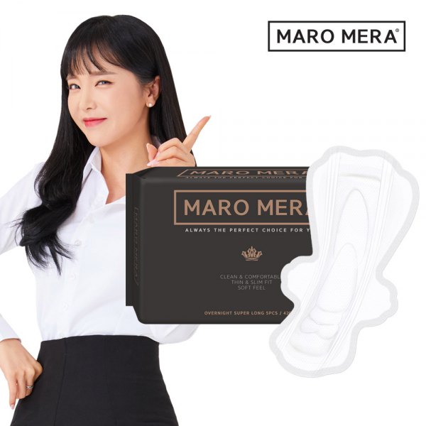 마로메라 순면생리대 오버나이트 슈퍼롱 1팩(5매), 단일상품