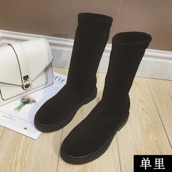 Ajella 여자 롱 부츠 니하이 싸이하이 기모 윈터부츠 가을 빅사이즈 니 성 사이